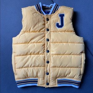 Janie and Jack, boy’s puffer vest, Size 3 to 4 yrs